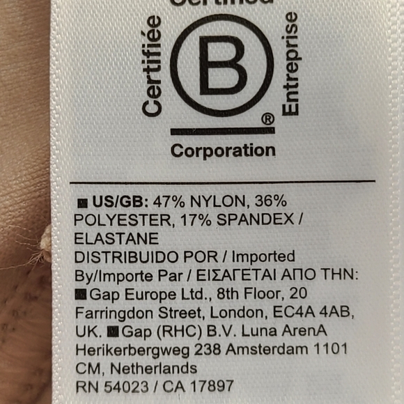 Athleta Cream Delancey Skyline Herringbone Wicking Breathable NWT Leggings, sz S - Picture 10 of 10